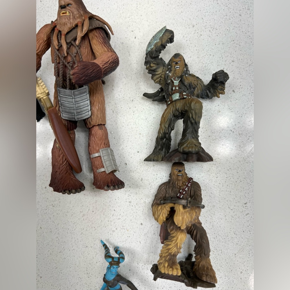 Star Wars Lot Including Chewbacca Yoda Darth Vader Anakin Skywalker Aayla Secura - Picture 7 of 9